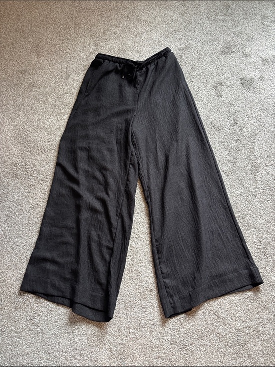 Max Studio Pants - Black Wide-Leg Women's Pants
